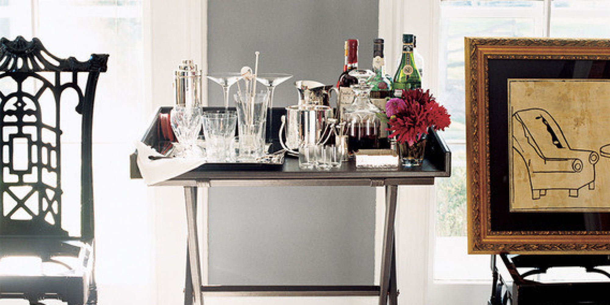 3 SpaceSaving Bar Carts HuffPost