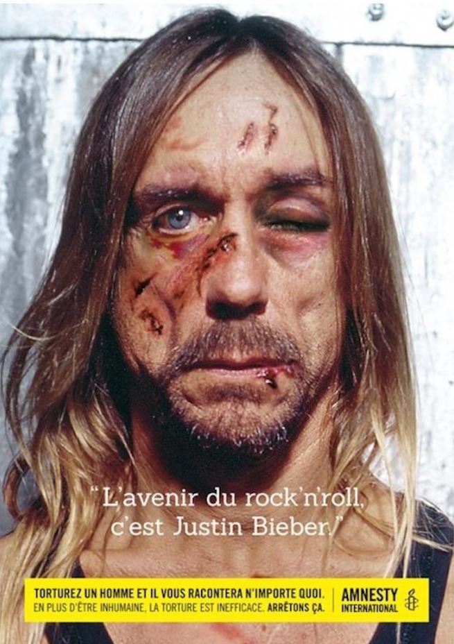 amnesty torture campaign iggy pop