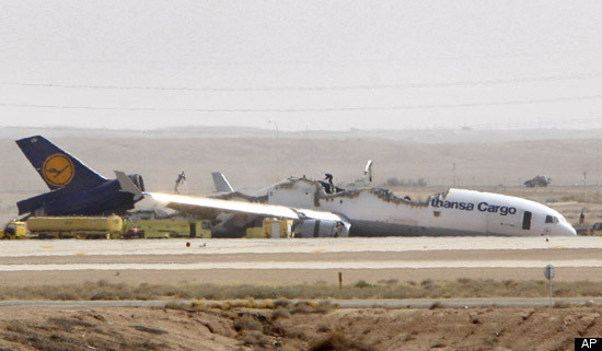 Lufthansa Cargo Plane Crashes, SPLITS IN HALF (PHOTO)  HuffPost