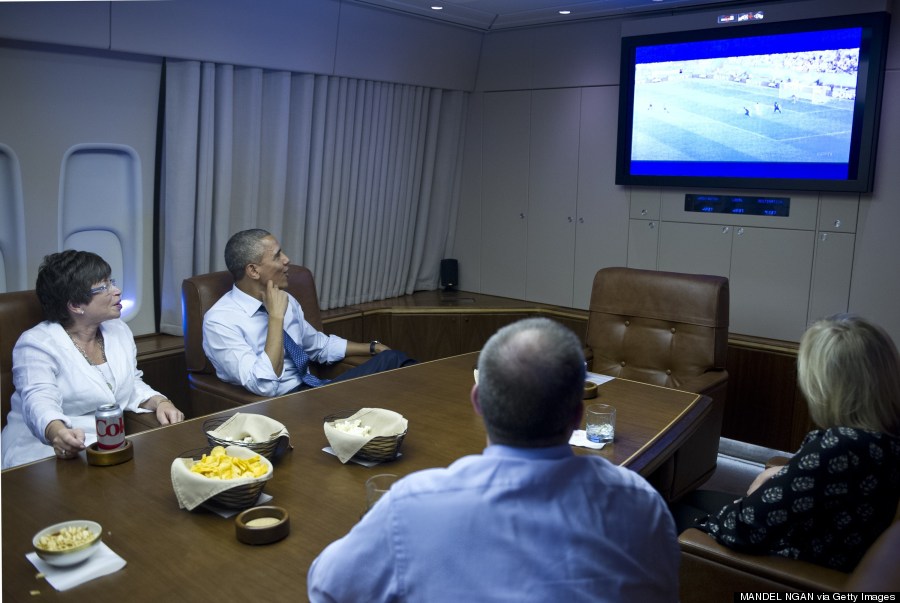 president watch world cup