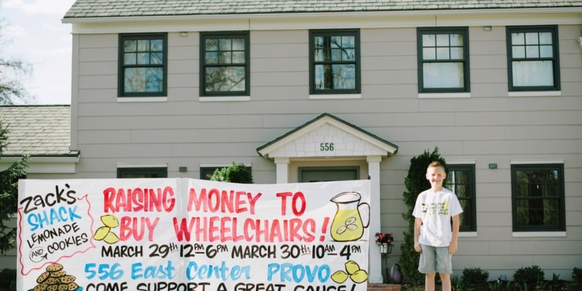 Boy's Charity Lemonade Stand Has Donated 330 Wheelchairs To People In