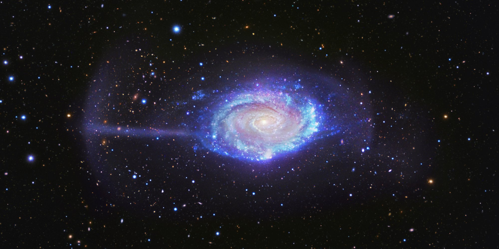 Long-lost sibling of the Milky Way shredded by cannibal galaxy