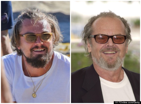Hollywood Legenden Leonardo Dicaprio Und Jack Nicholson