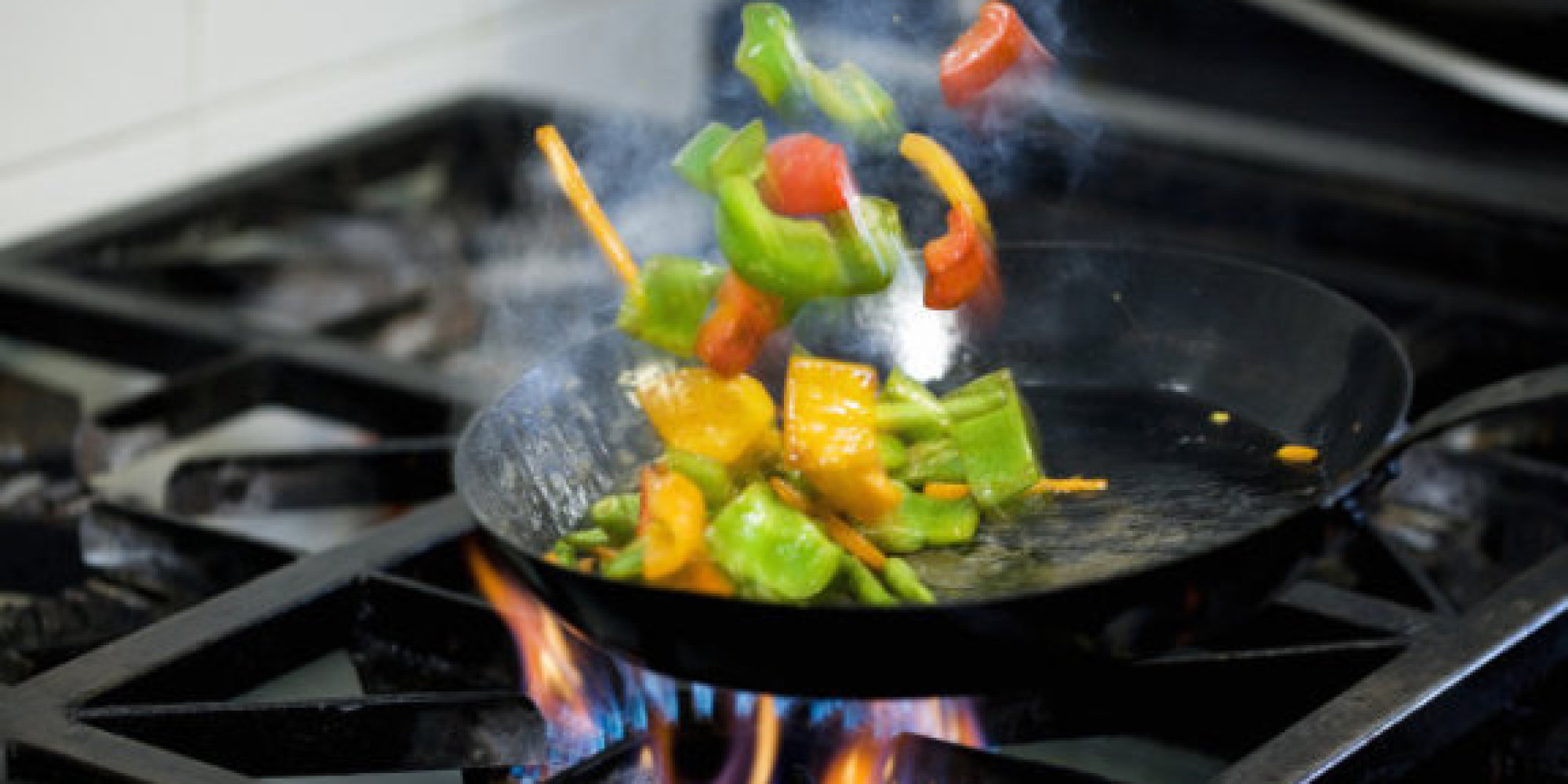 Tossing Food In A Pan Like A Worldclass Chef