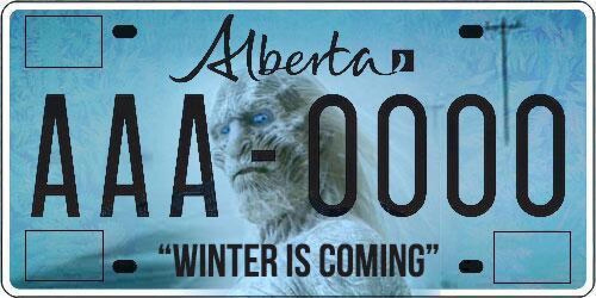 Alberta Licence Plate Suggestions That Are More Creative Than The