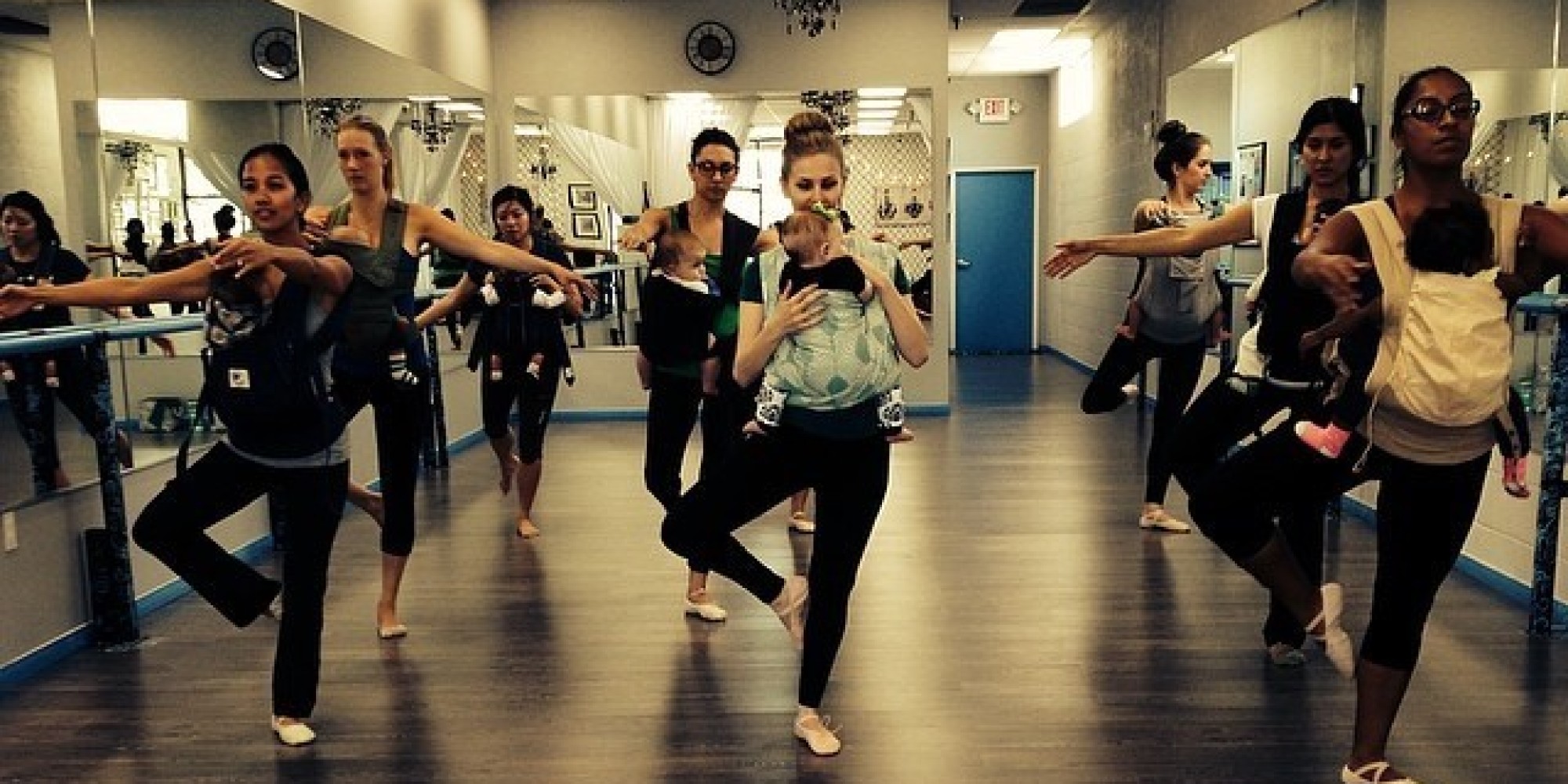 Babywearing Ballet Class Is The Most Adorable Way To Dance HuffPost