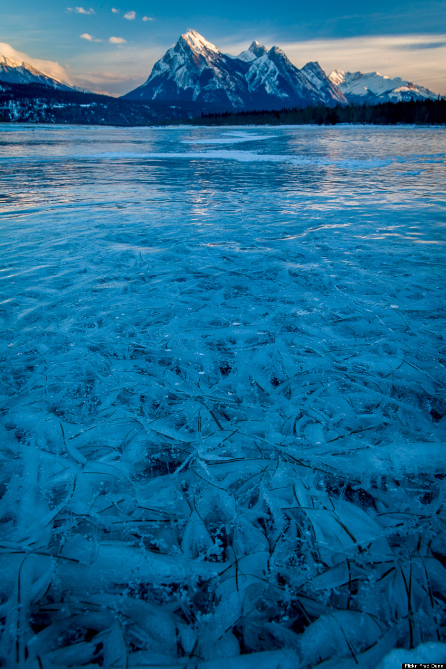 lake abraham ice