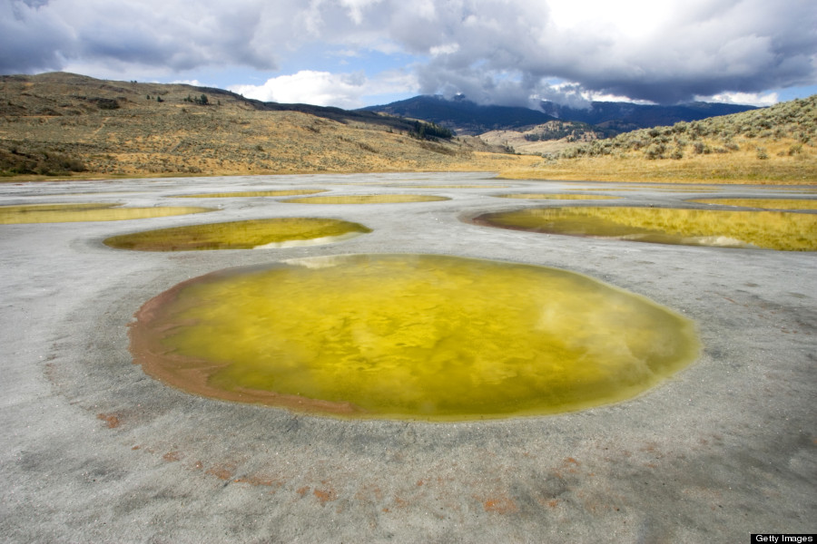 Spotted Lake and Lake Retba