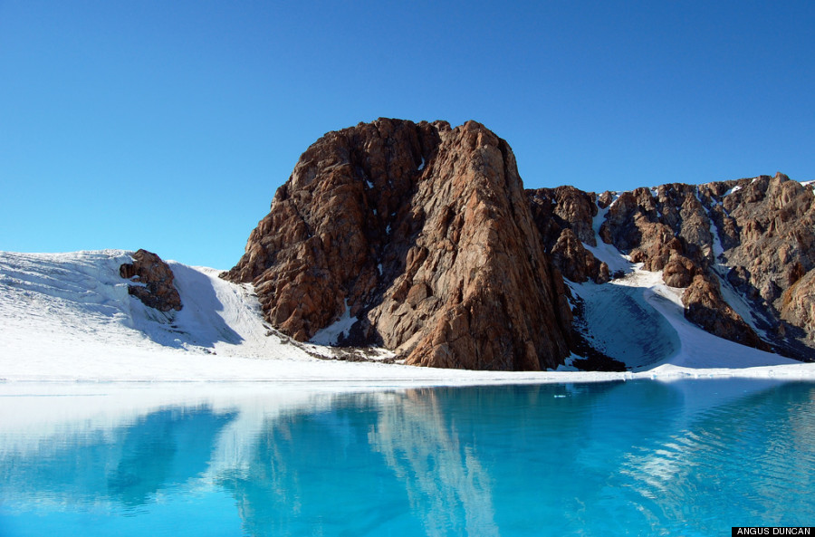 melted glacier