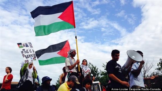 manifestation gaza montreal