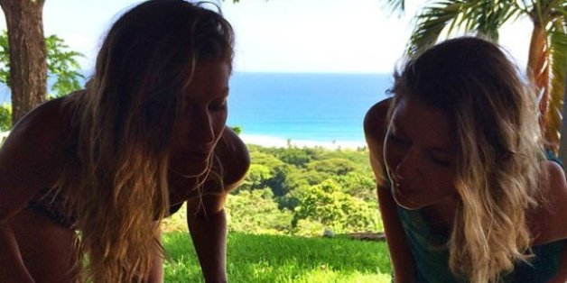 Gisele Bundchen And Twin Sister Patricia Celebrate Their