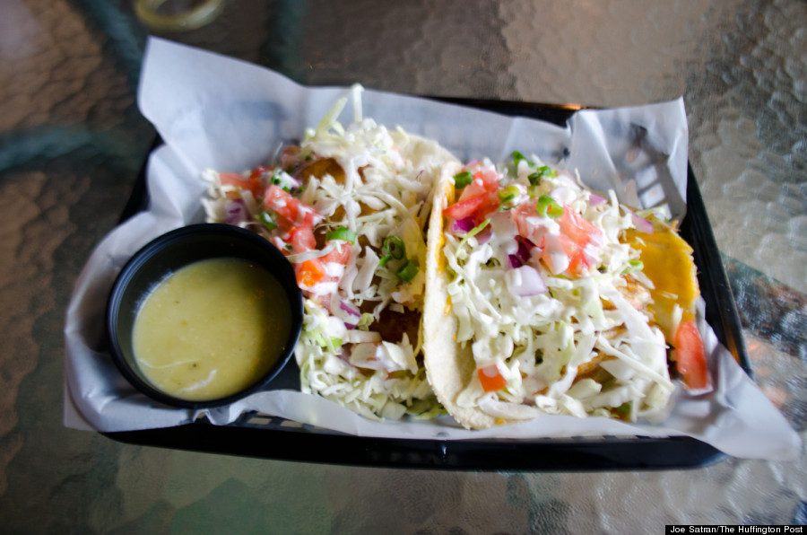 blue water grill tacos
