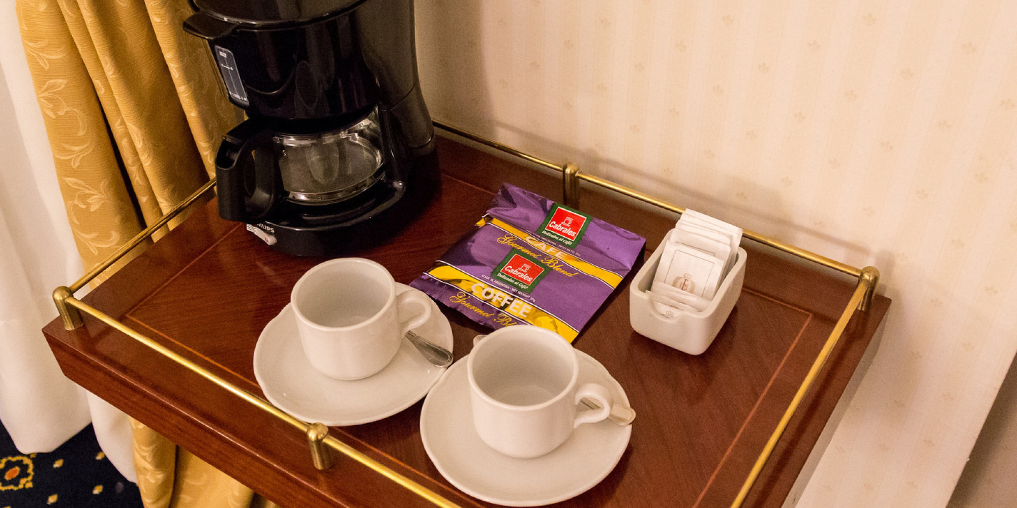 How To Make Coffee With Nothing But Objects You'd Find In A Hotel Room