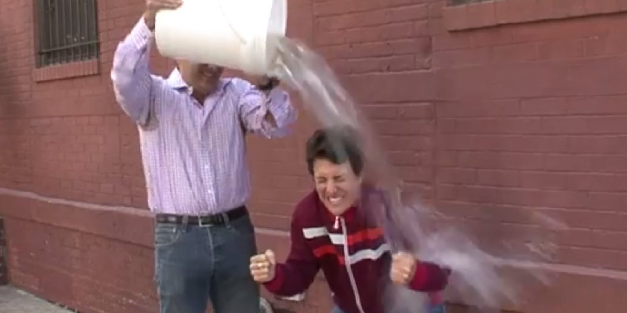 Rachel Maddow Gets Giant Bucket Of Ice Water Dumped On Her Head Huffpost 3818
