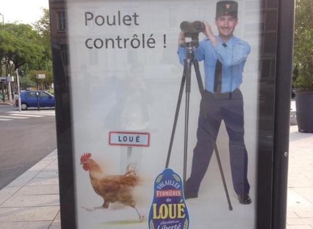 Pourquoi Dit On Poulet Pour La Police Poulets de Loué: la nouvelle campagne de publicité ne plait pas à