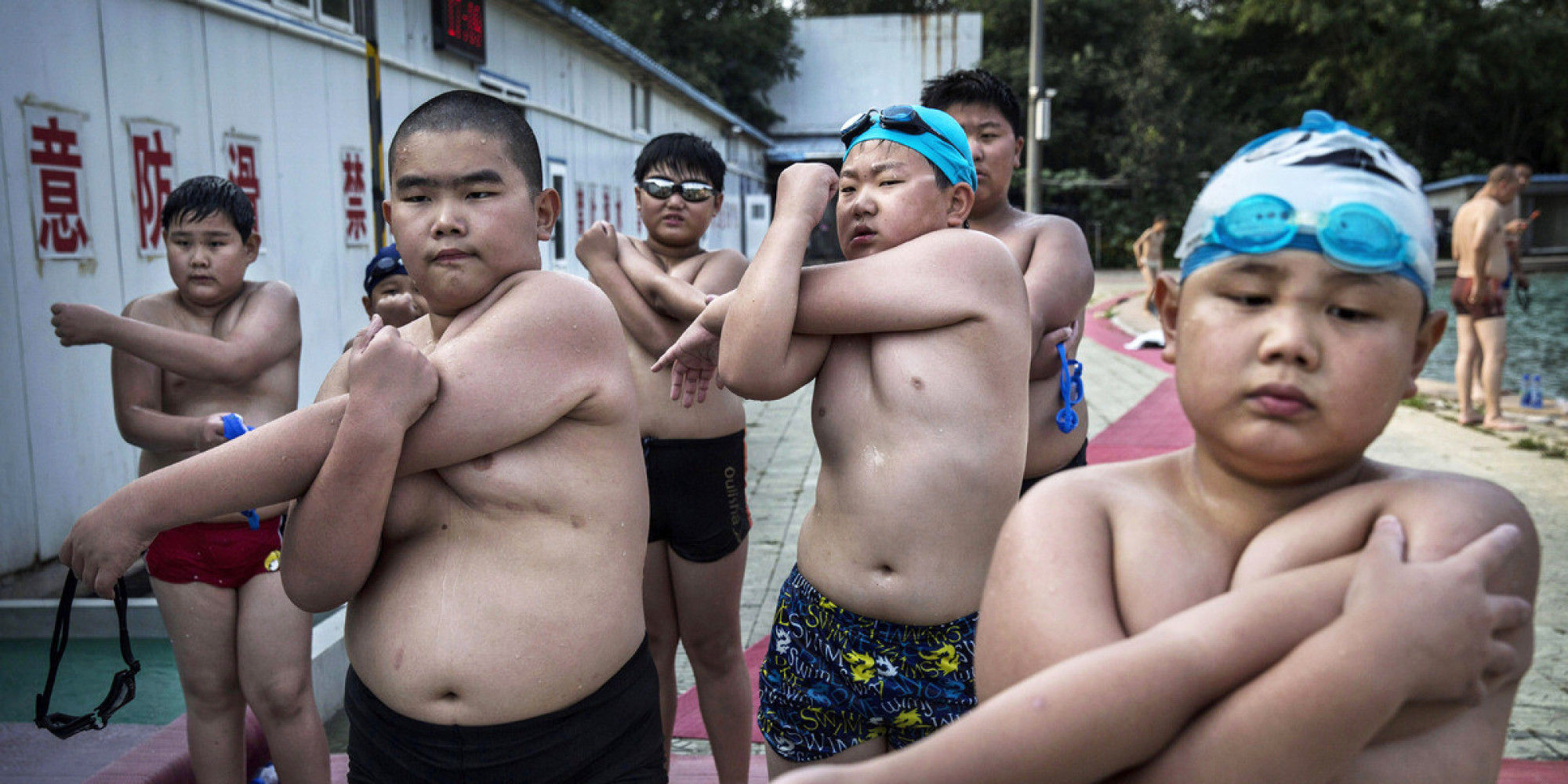 Chubby asian boys