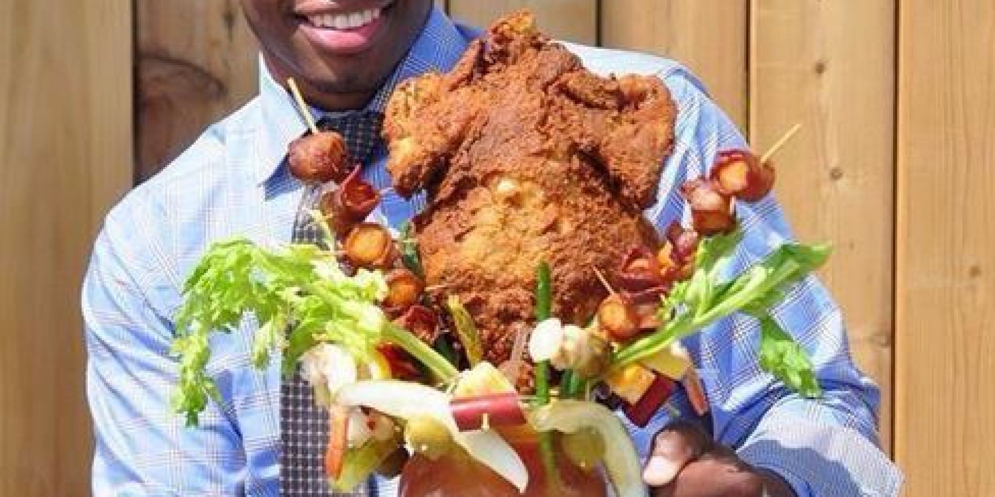 Milwaukee Bar Sobelman's Serves A Caesar With A Whole Fried Chicken