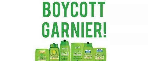 boycott garnier excuses