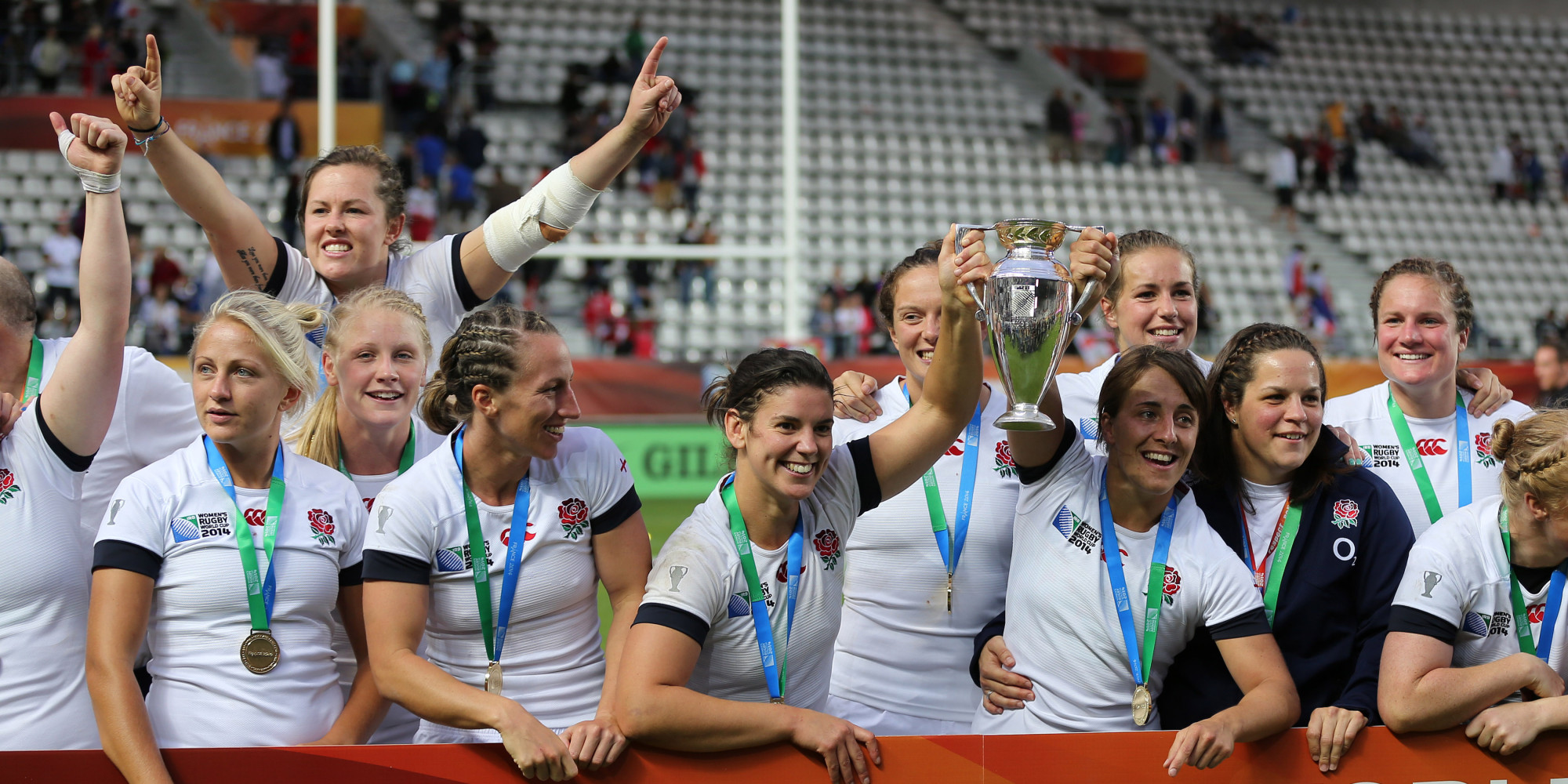 Womens Rugby World Cup Final England Beat Canada 21 9 Video Huffpost Uk