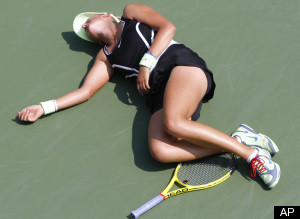 Victoria Azarenka Collapse