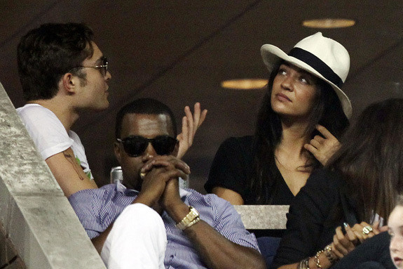  Girl' couple Ed Westwick and Jessica Szohr at the US Open this week