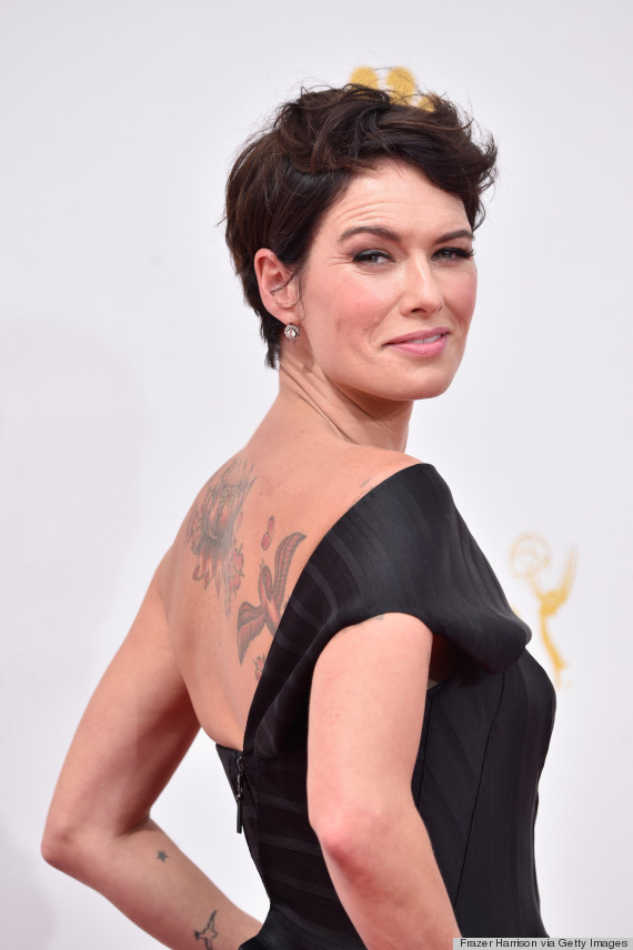 Lena Heady Goes Dark And Dramatic For The 2014 Emmys Huffpost 