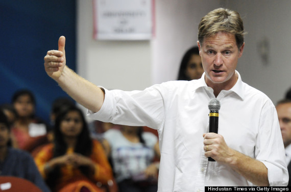 nick clegg india