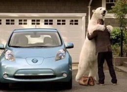 Nissan electric car commercial polar bear #3