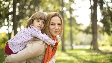 mom and daughter