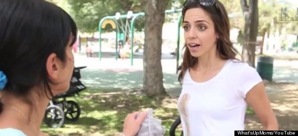 cool mom at the playground