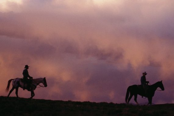 Cowboys Sunset
