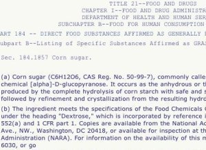 Corn Sugar High Fructose Corn Syrup