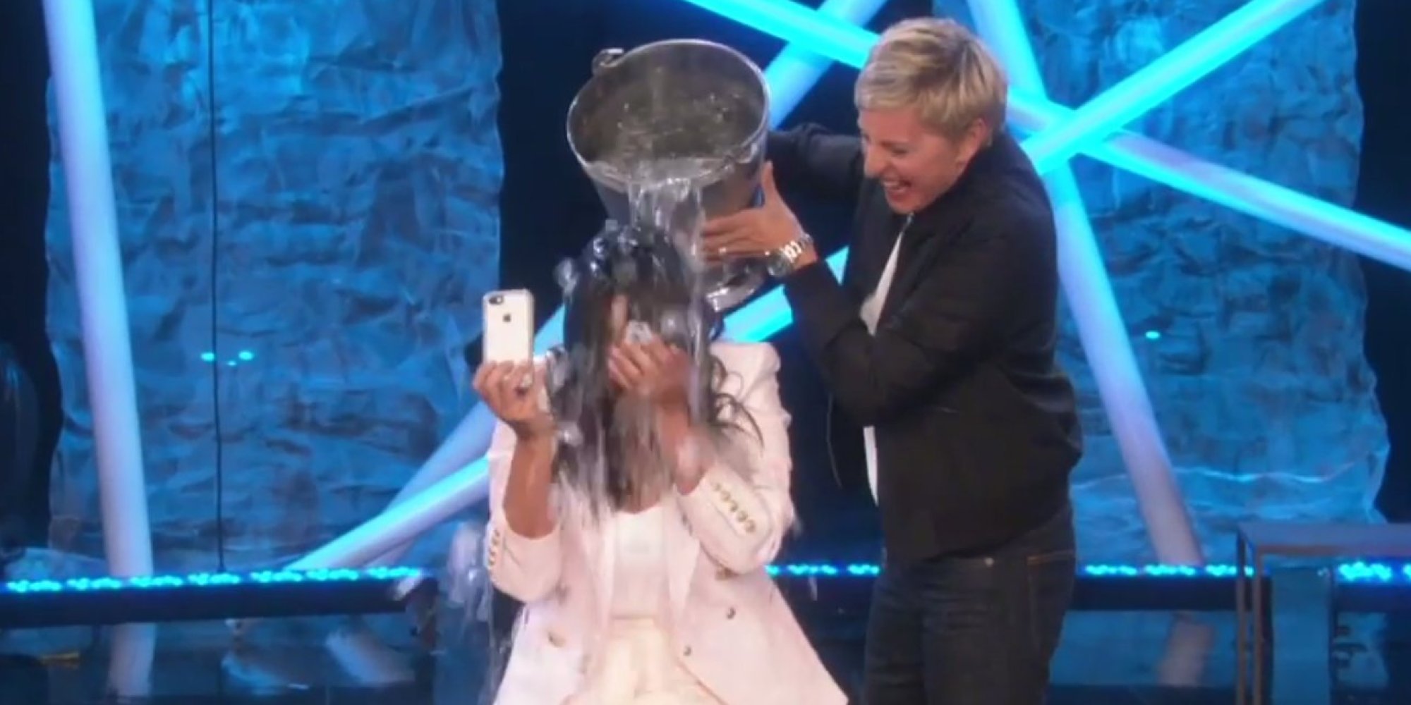 Kim Kardashian Takes The ALS Ice Bucket Challenge On 'The Ellen