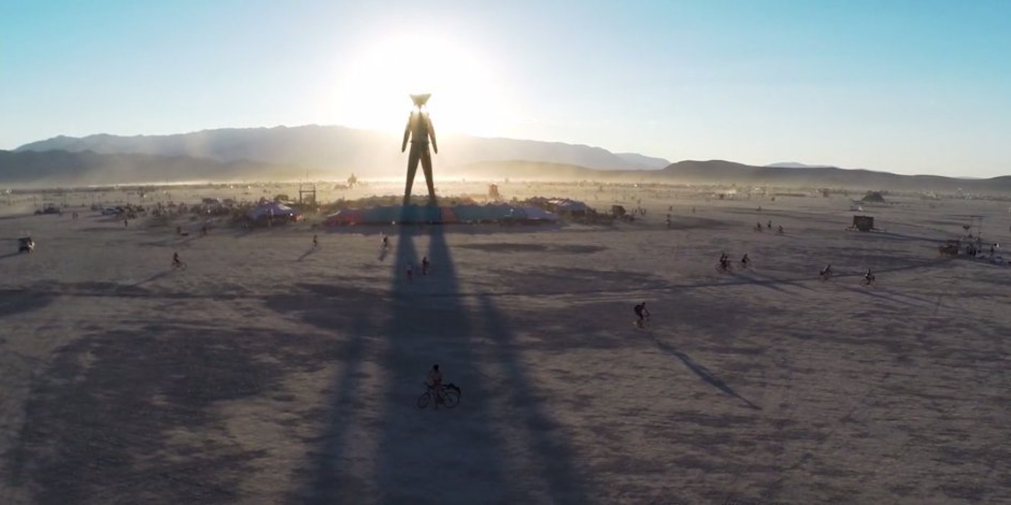 The Happiest Attendee At Burning Man Was This Drone Huffpost