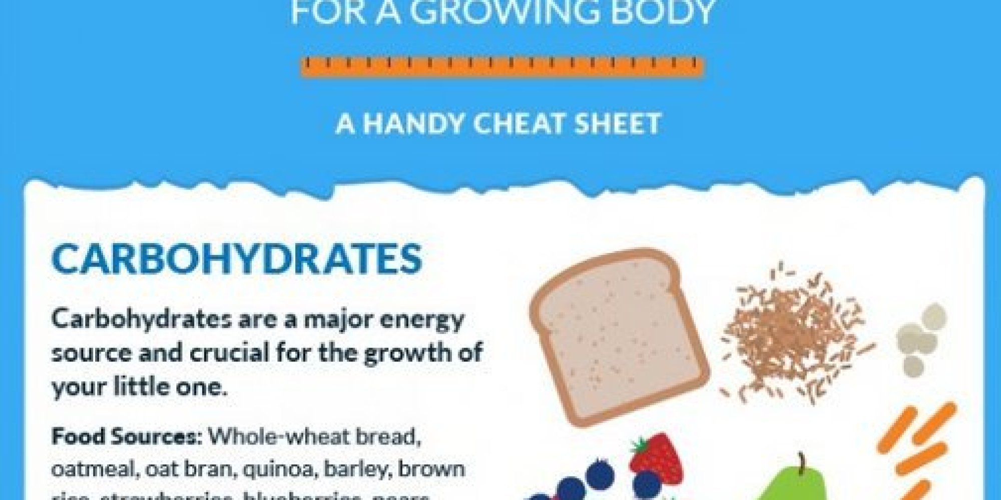7 Important Nutrients For Growing Bodies A Handy Cheat Sheet HuffPost