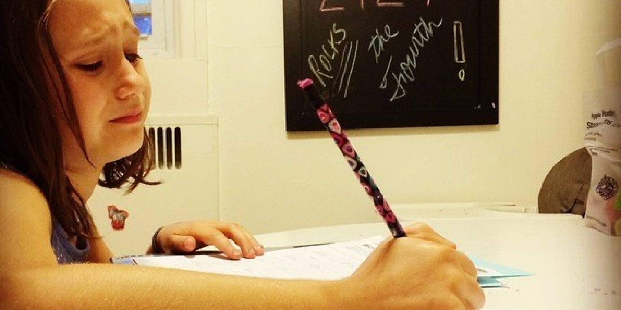 Why is there homework image