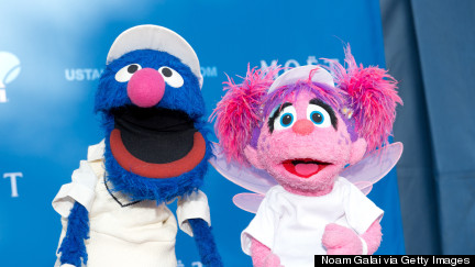'Sesame Street' Stars Grover & Abby LIVE