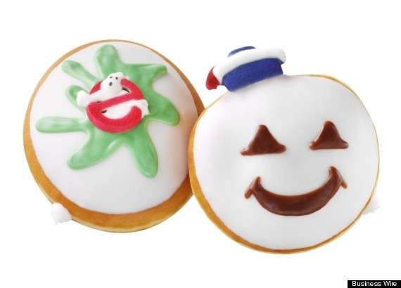 marshmallow Donut  The  krispy donuts Ghostbusters with is kreme filled  filled likewise Kreme a