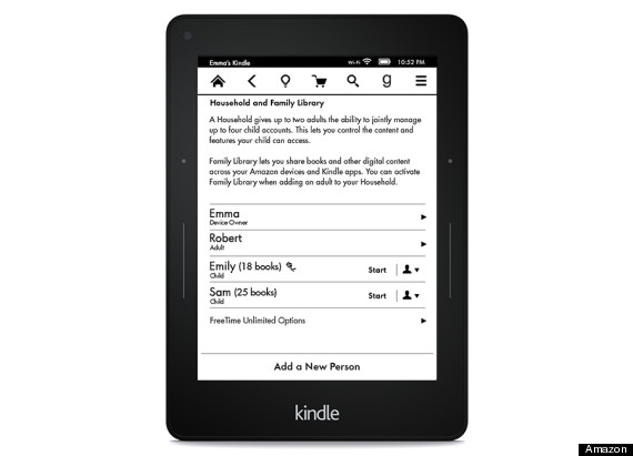 kindle family library
