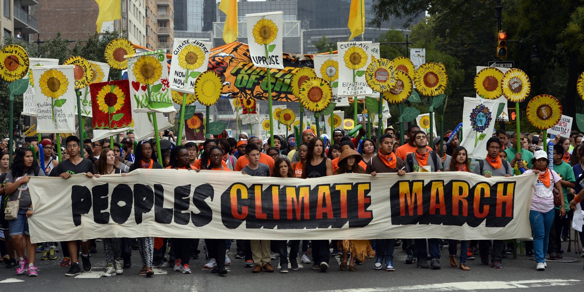 Hundreds Of Thousands Turn Out For People's Climate March In New York City