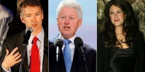Rand Paul Bill Clinton Lewinsky Attack