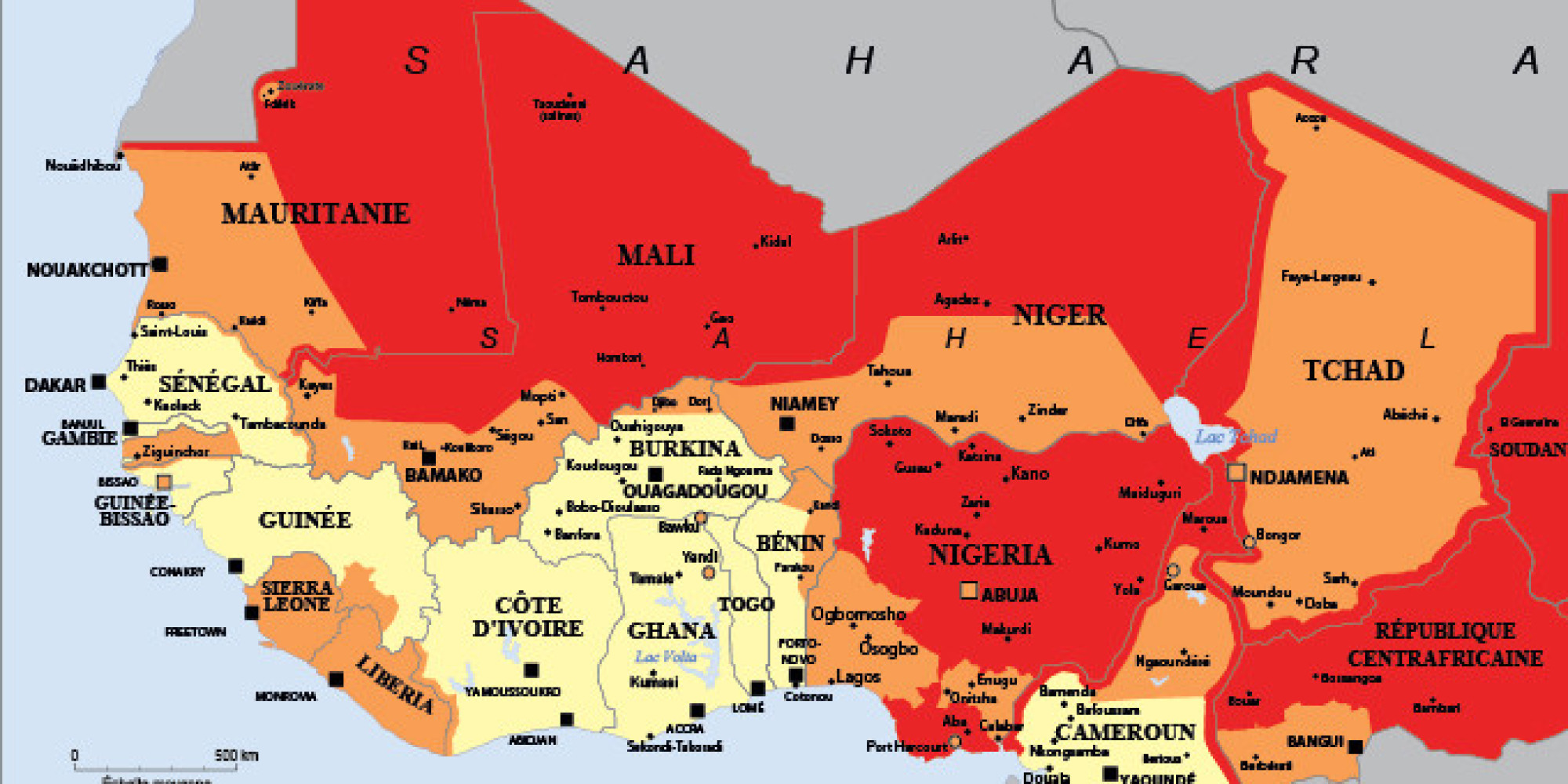 État Islamique Daech Carte