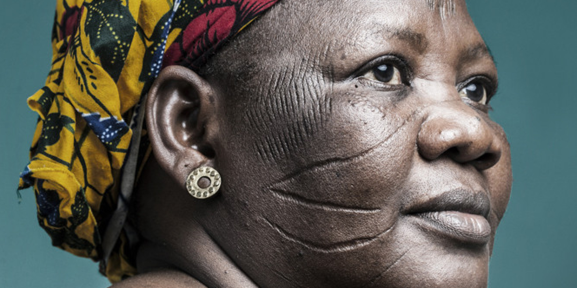 Ebony foot job Akan facial scarification marks