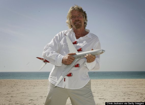 richard branson beach