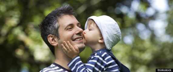 vater mit kind