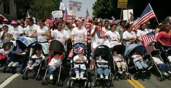 Antiimmigration Activists Children