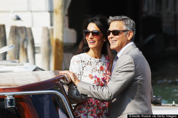 Джордж Клуни и Амаль Аламуддин: первые фото после свадьбы