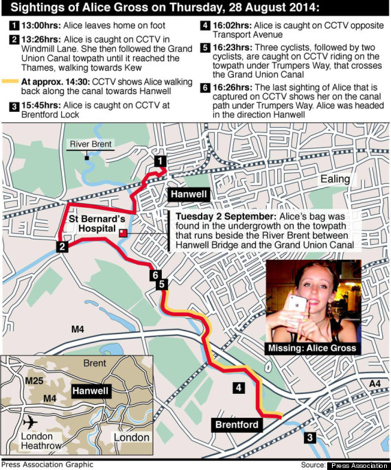 Alice Gross Police Find Body In River Brent Announce Probe Now A Murder Inquiry 9422