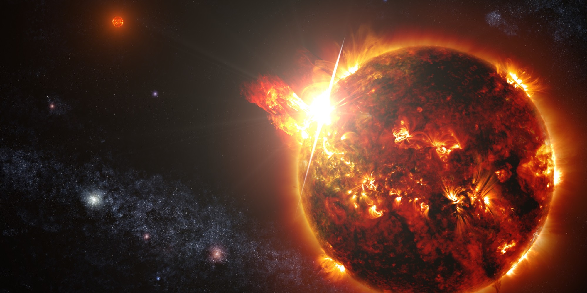Nearby Star Unleashes Flare 10,000 Times Bigger Than Any From Our Sun