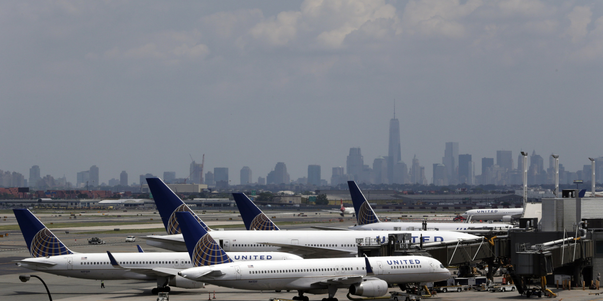 ... On Plane At Newark Airport ...